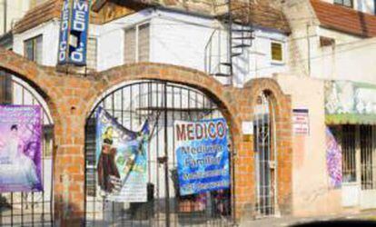 La clínica del médico Román Gómez en Ecatepec (México).