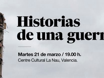 Presentación de 'Historias de una guerra' en Valencia.
