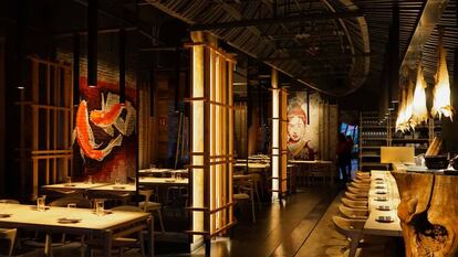 El nou restaurant Ikoya, davant del mercat de Santa Caterina.