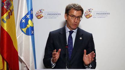 El presidente de Galicia, Alberto Nuñez Feijóo.