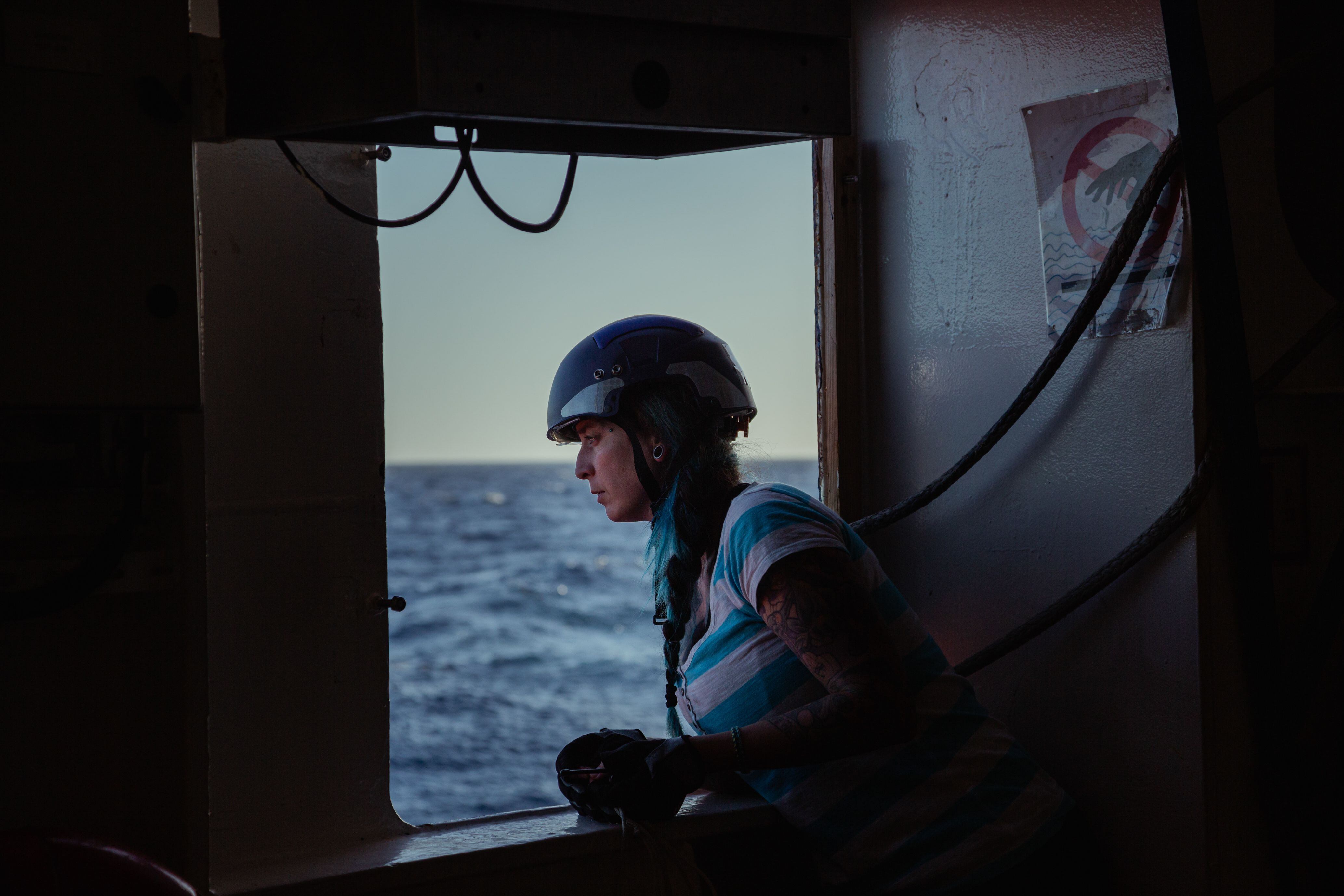 Anabel Montes, responsable de operaciones de búsqueda y salvamento en el buque Geo Barents de Médicos Sin Fronteras.