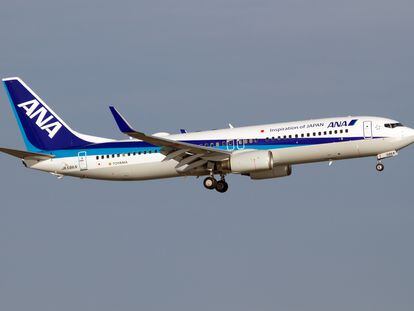 Un Boeing 737-800 de All Nippon Airways en una imagen de archivo.