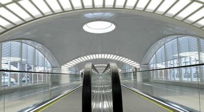 Vista de la nueva terminal de llegadas de la estación de Atocha