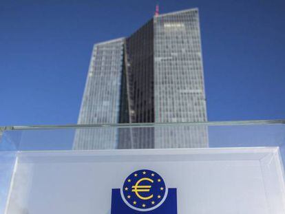 Sede del Banco Central Europeo (BCE) en Fr&aacute;ncfort (Alemania)