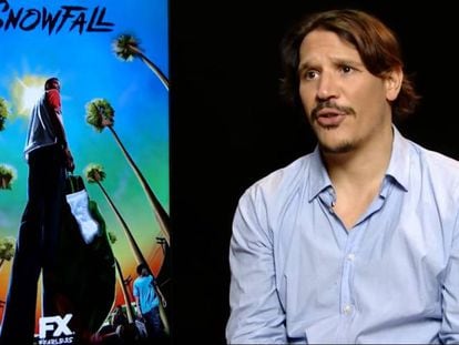 Entrevista en vídeo con Sergio Peris-Mencheta, uno de los protagonistas de 'Snowfall'.