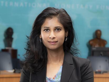 Gita Gopinath, en una imagen cedida por el Fondo Monetario Internacional.