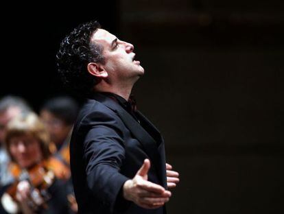 El tenor peruano Juan Diego Flórez, en su recital del domingo en Madrid.