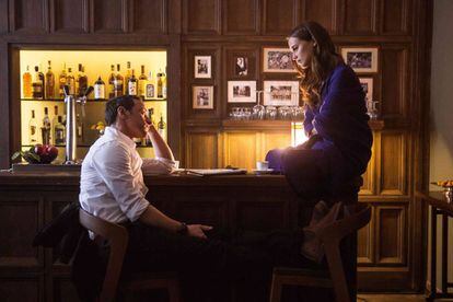 James McAvoy y Alicia Vikander, en 'Inmersión'.
