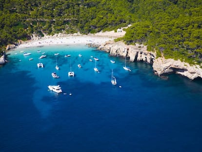 Cala Escorxada, en Menorca.