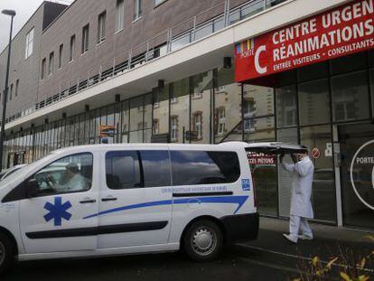Hospital de Rennes (Francia) donde fueron trasladados los afectados.