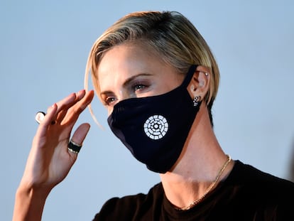 La actriz Charlize Theron, el pasado julio en Los Ángeles.