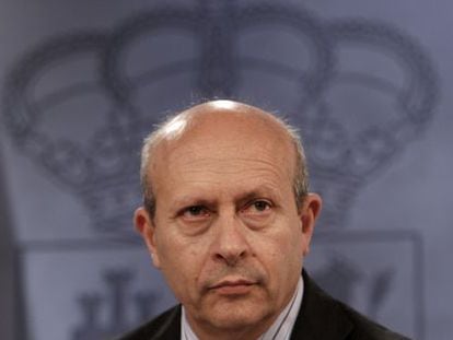 Jos&eacute; Ignacio Wert, ministro de Educaci&oacute;n y Cultura.
