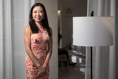 Carolyn Lam, cardiologist at the National Heart Center of Singapore, during her visit to Barcelona to participate in a symposium on heart failure.