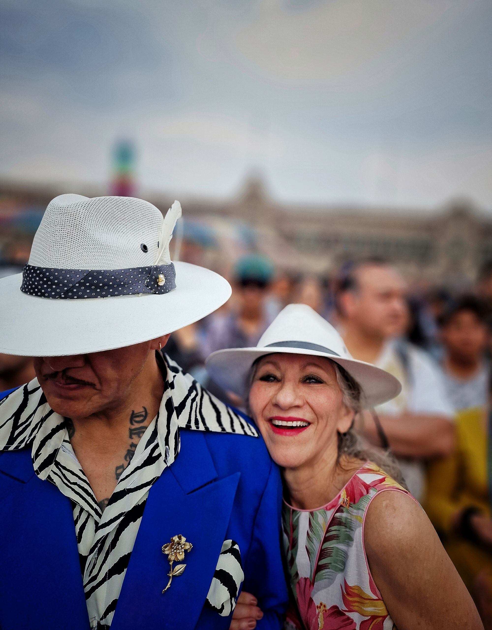 Los eventos musicales en el Zócalo de Ciudad de México son uno de los puntos de encuentro de los pachucos.