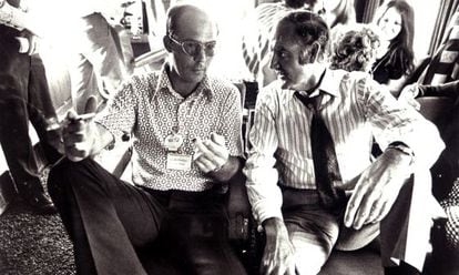 Hunter S. Thompson y el político George McGovern en 1972