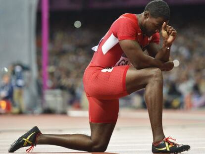 Gatlin, tras ganar el bronce