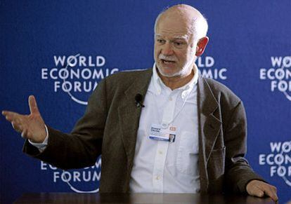 Howard Davies, dimitido director de la London School of Economics, en una imagen de archivo obtenida el pasado 26 de enero durante la celebración del Foro Económico Mundial en Davos (Suiza).
