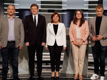 Los candidatos a la presidencia de la Generalitat Valenciana en las elecciones del próximo 28 de Abril.