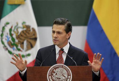 El presidente Enrique Peña Nieto, el viernes.