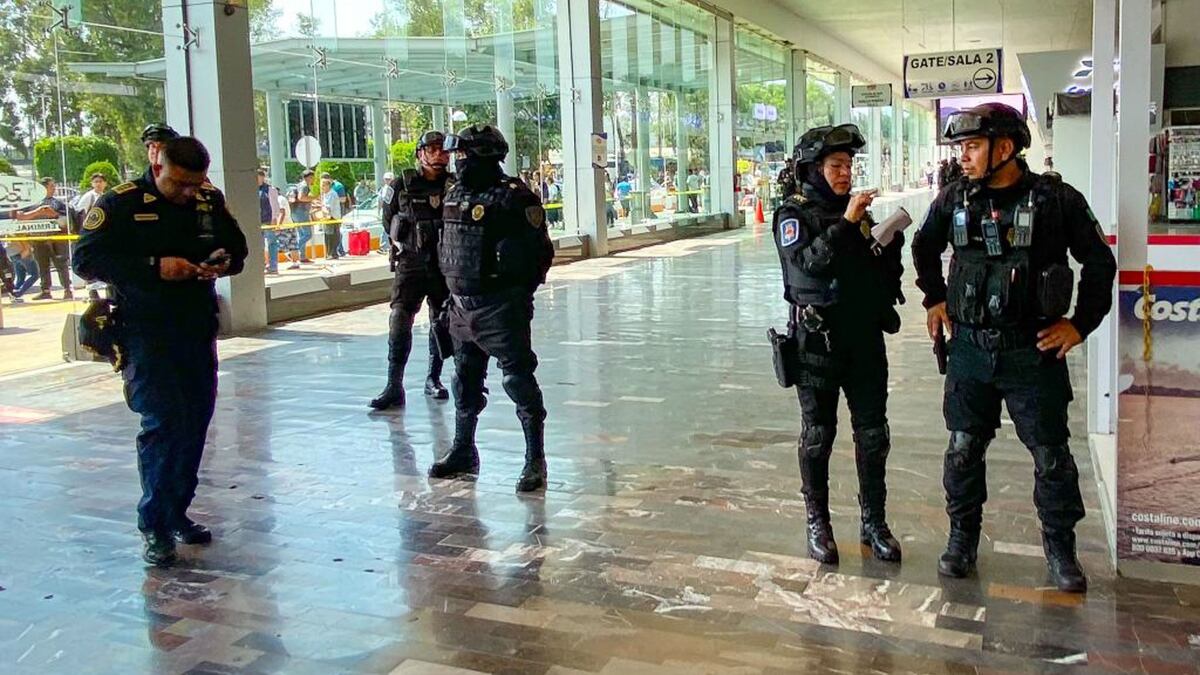 Frustrado asalto a la Central de Autobuses del Sur deja dos muertos y dos heridos en Ciudad de México