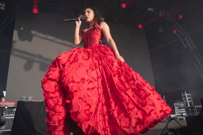 La cantante cordobesa actuando el 4 de junio de 2022 en el festival Primavera Sound Barcelona. 