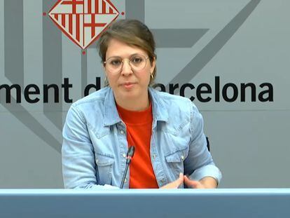 La teniente de alcaldía de Ecología, Urbanismo, Infraestructuras y Movilidad de Barcelona, Janet Sanz.