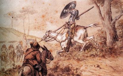 Ilustraci&oacute;n de Gustave Dor&eacute; para &#039;El Quijote&#039;.