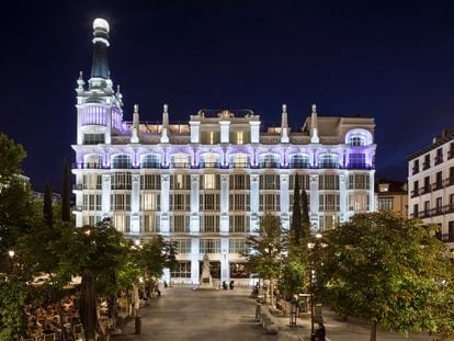 El hotel ME Madrid Reina Victoria, el activo más valioso de la cartera comprada por ADIA a Equity Inmuebles.