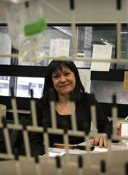 Amparo Latorre, en su laboratorio.