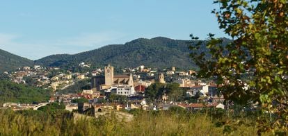 Vista de Calonge, en la comarca gerundense del Baix Empordà.