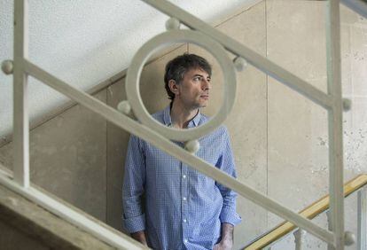 Juan Tallón, el pasado viernes en la sede de la editorial Círculo de Tiza, en Madrid.