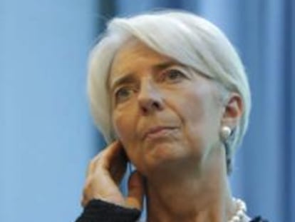 Christine Lagarde, en una comparecencia