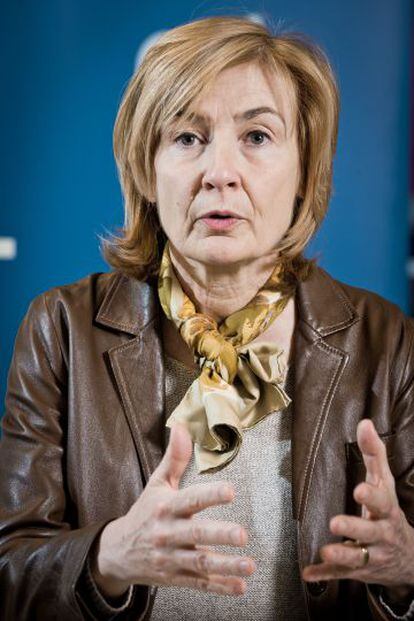Alcaldesa de Molenbeek, Françoise Schepman.