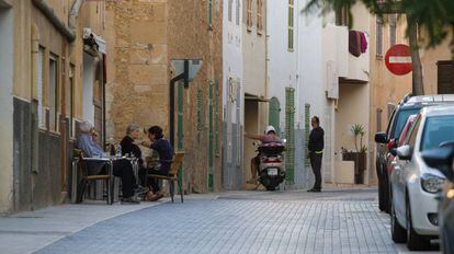 Una calle de Sant Llorenç (Mallorca).