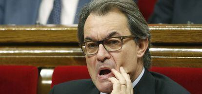 El presidente de la Generalitat en funciones, Artur Mas.