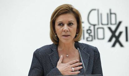 La ministra de Defensa, Mar&iacute;a Dolores de Cospedal.