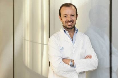 Paolo Nuciforo, investigador en el Vall d’Hebron Instituto de Oncología, en Barcelona.