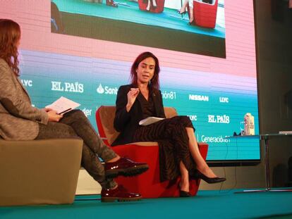 Isabel Pardo de Vera, presidenta de ADIF, en un acto en Madrid.