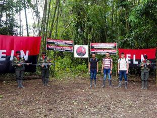 Liberación de tres militares secuestrados por el ELN en Arauca, en septiembre de 2018.