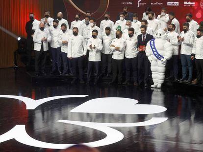 Los chefs galardonados con una estrella Michelin.