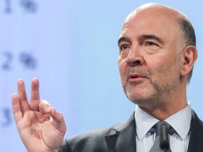 El comisario europeo de Asuntos Econ&oacute;micos, Pierre Moscovici.