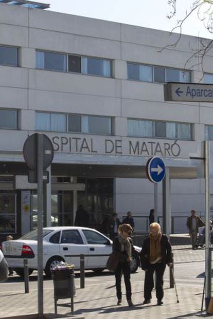 Fachada del Hospital de Mataró.
