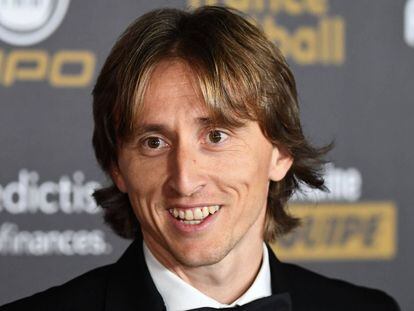 Modric a su llegada a la gala del Balón de Oro 2018.