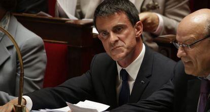Manuel Valls, a l'assemblea francesa.