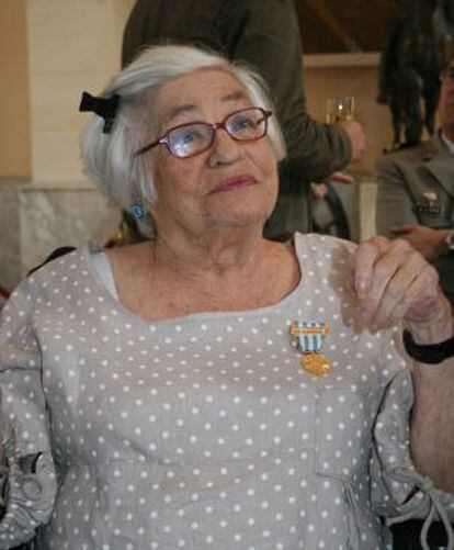 Violette Jacquet-Silberstein, en julio de 2013.