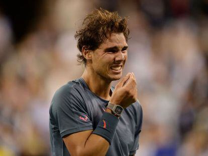 Rafa Nadal celebra su victoria en el US Open. 