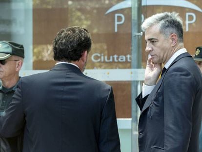 Ricardo Costa llega a los juzgados de València este jueves a declarar como testigo.