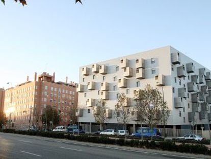 Bloque de viviendas en Carabanchel.