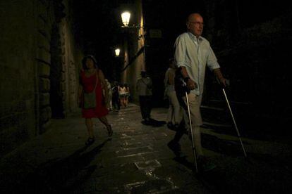 El secretario general de CiU y l&iacute;der de Uni&oacute;, Josep Antoni Duran Lleida, a su llegada anteayer al Palau de la Generalitat donde se reuni&oacute; con Mas.