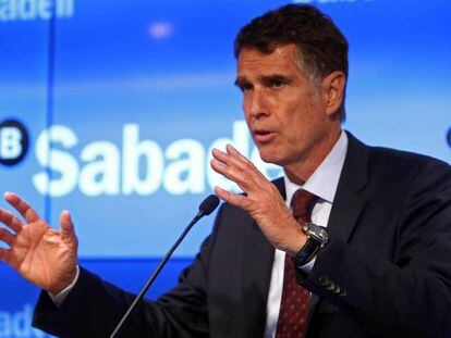 El consejero delegado de Banco Sabadell, Jaume Guardiola.